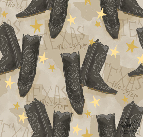 paperbicyclecreative:  Daily Pattern: Texas Two-Step 