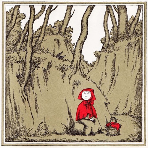 theshipthatflew: Edward Gorey (via Vintage Kids’ Books My Kid Loves: Red Riding Hood) via illu