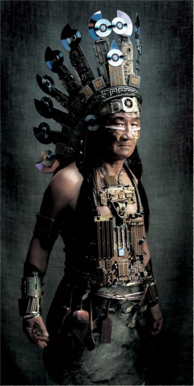 takemeawyy: “‘STEAMPUNK’(or Cyberpunk) NATIVE AMERICANS” 