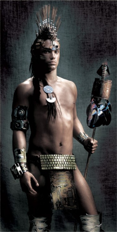 takemeawyy: “‘STEAMPUNK’(or Cyberpunk) NATIVE AMERICANS” 