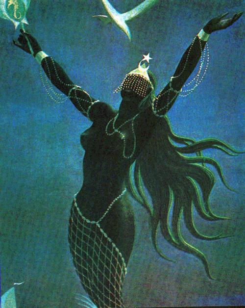 nok-ind:  Yemaya Yemaya is one of the Orisha (great goddesses) of Yoruba spirituality and mythology,