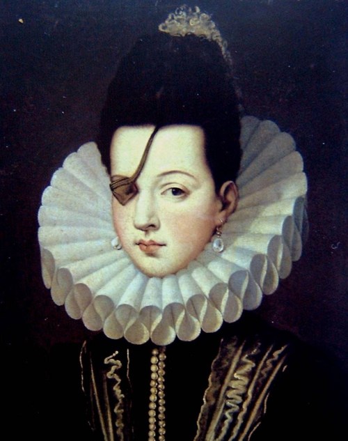 novocainelipstick:Ana de Mendoza “La Princesa de Eboli”, unknown painter ca. 1600