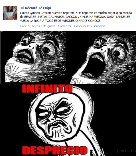 REPUDIO UNIVERSAL A ESA WEONA CTM!