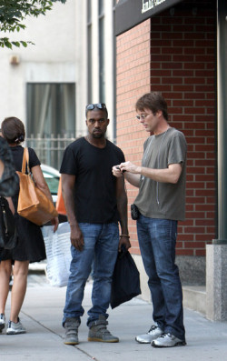  kanye stares down the camera as he realizes he’s been caught with another white person 