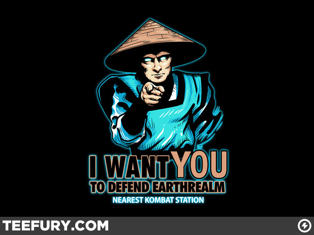 justinrampage:  Come help to defend Earthrealm over at TeeFury today. Timothy Lim’s