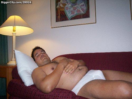 superbears:  when was the last time jerked off, son? your dick is getting big, we