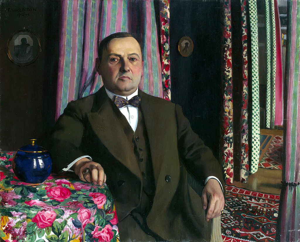 peira:  Felix Vallotton:  Portrait of Georges Haasen (1913) 