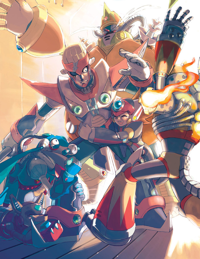 The Red Alert crew from Mega Man X7 hug it out in InvisibleGentleman’s rad entry into UDON’s Mega Man Tribute Contest. More submissions found here!
The Mega Man Tribute hardcover book is now available at the UDON Store ($79.99) or pre-order the...