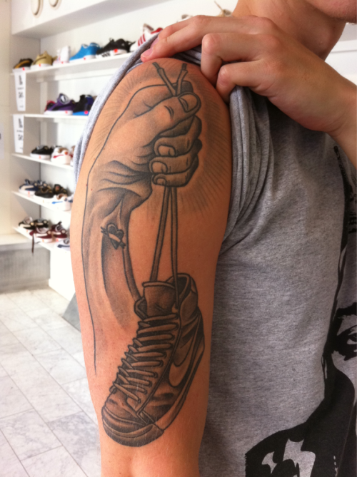 Sneaker tattoo!