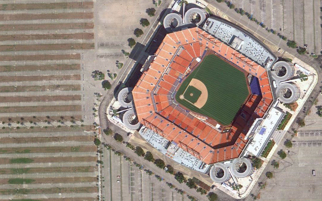 Sun Life Stadium, Florida Marlins, Miami Gardens Florida, 1987.