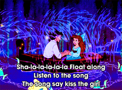 I love this movie and I love Ariel, but I always thought she looked like the devil that has come to get you in the last gif.