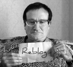 drinkburntcoffee:  Robin Williams must be