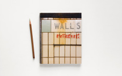 kenna:  Walls Notebook is a notebook / sketchbook that features 80 pictures of “clean” NYC walls instead of blank pages. Write, draw, paste, or doodle on these inspirational backdrops.  
