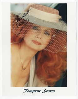 80&Amp;Rsquo;S-Era Tempest Storm..