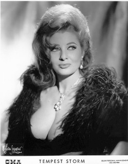 Tempest Storm in a late-50’s promotional