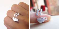 bvstvrdchild:  fuckyeahrings:  For coffee lovers.  this is too fucking dope     I need this in my finger!!!