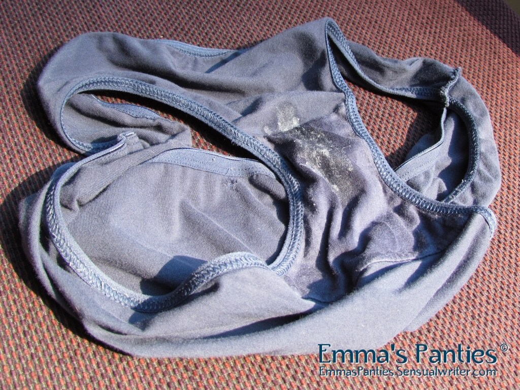 emmaspanties:  Same dirty panties, different angle. 