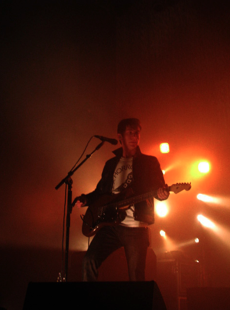 believe-in-music:  fuckyeaharcticmonkeys:  Alex Turner at House of Blues (Houston,