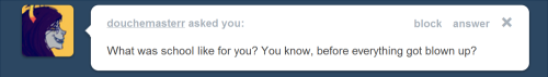 mindreadingmetalbender:  ask-strider:     and then i was homeschooled  i cant breathe 