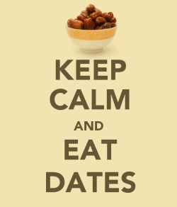 keepcalmandtabbouleh:  Keep Calm and Eat Dates ن سلمان بن عامر رضي الله عنه أن رسول الله صلى الله عليه وسلم قال : ” إذا أفطر أحدكم فليفطر على تمر ، فإنه بركة ، فإن