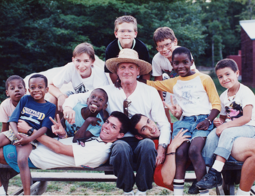 We anticipated that the atmosphere of this camp for kids with cancer would have a subdued hospital a