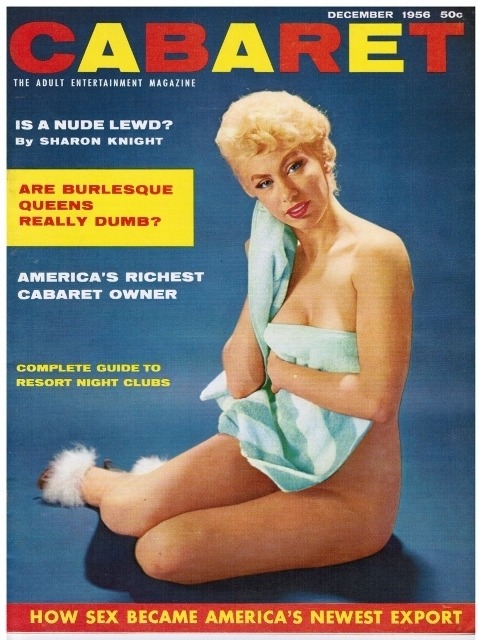 Sharon Knight The Lili St. Cyr protégé graces the cover of the December &lsquo;56