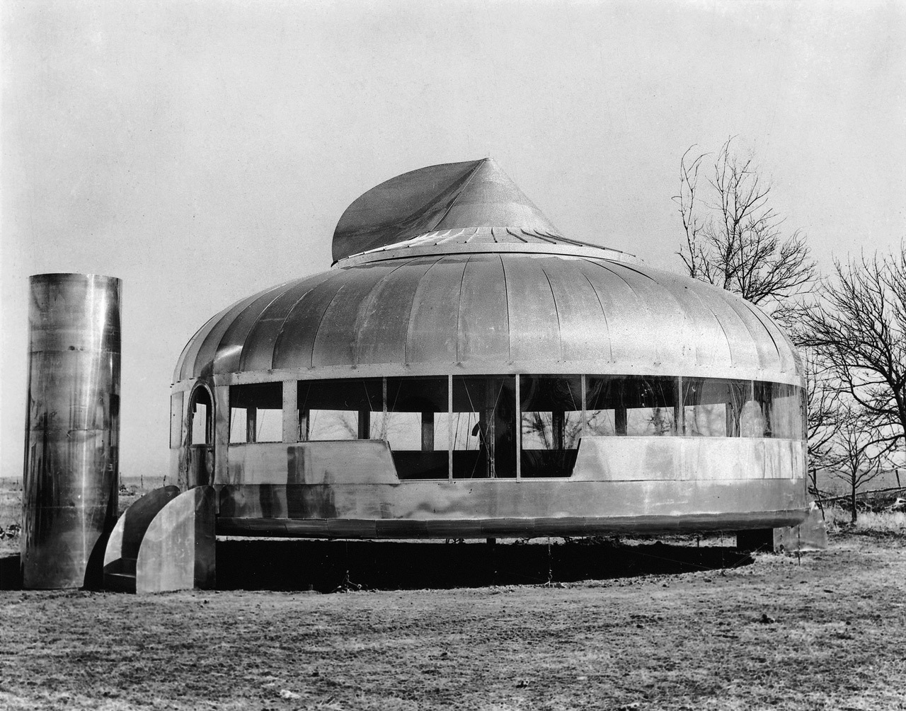 Dymaxion House, Wichita, Kansas designed by R. Buckminster Fuller, 1946