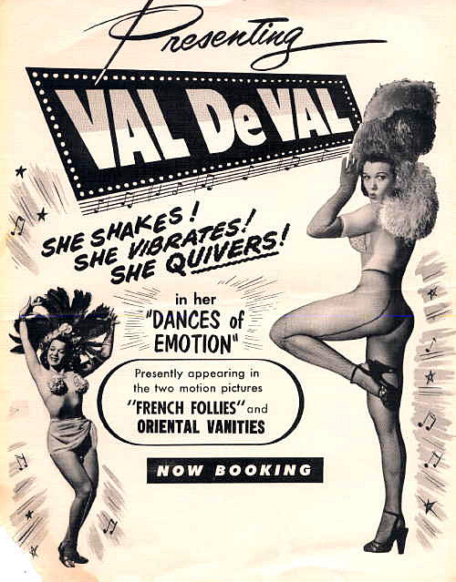 Presenting Val De Val.. &ldquo;She Shakes!  She Vibrates!  She Quivers!..&rdquo;