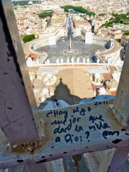 saoil:Saw this at the Vatican. “Is there anything better than to give your life to God?”