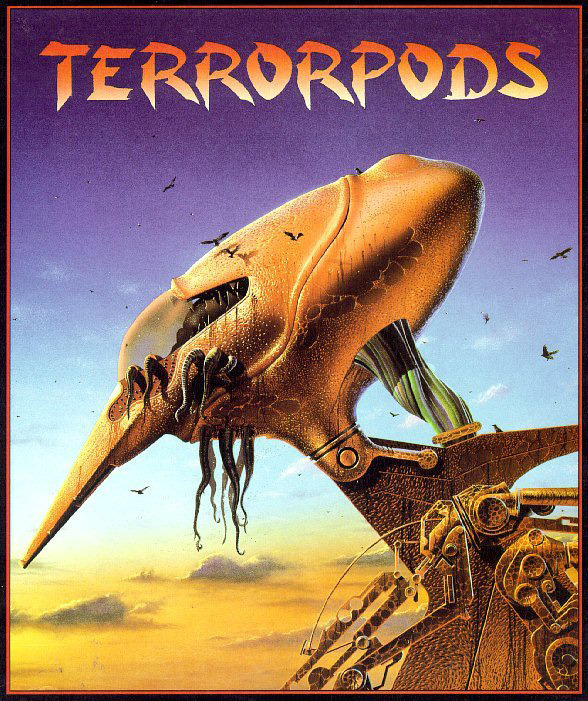 brighter-suns:  Terrorpods by Roger Dean  For Psygnosis games  Also worth noting