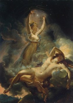 laplumeabelle:  daydreamdelusion Aurora and Cephalus by Pierre Narcisse Guerin 