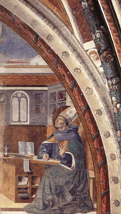 peira: Benozzo Gozzoli:  St.Augustine’s Vision of St.Jerome (1464)