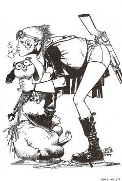 mymotherwasasaint:  Tank Girl by Jamie Hewlett