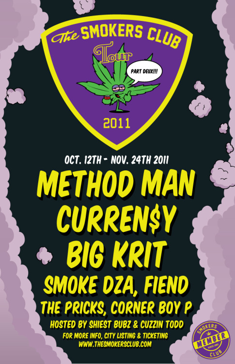 THE SMOKERS CLUB 2011 TOUR DATES   porn pictures