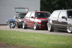 stancedubgirl:  dico:  Volkswagen Golf   morning