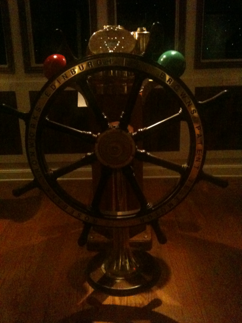 I was steering the titanic but then she sunk