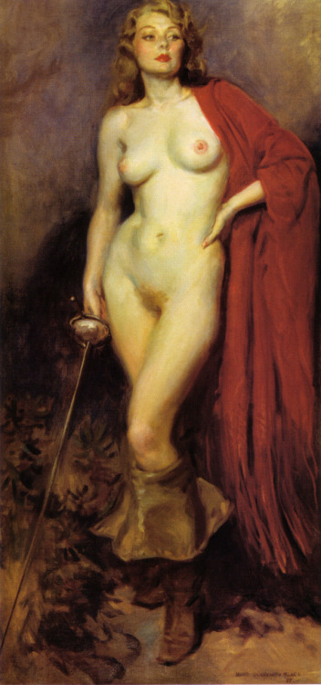 vanfullersublime:  The Fencer, James Montgomery Flagg 
