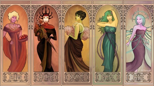 empresshelenia:ReBoot Mucha - The Girls