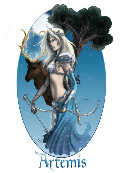 Artemis: Goddess of the Hunt by DestinyFall