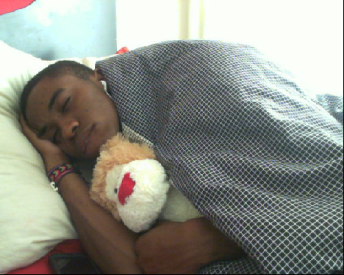 projectfuckyes:  theonlysolo:  Dear Shawn, Don’t leave your blog open while you’re asleep. Especially with your webcam on. And I see you still sleep with that teddy bear I got you years ago. Just know that this photo op was too good to pass up, so