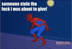 theannoyingskwid:  troldemort:  bluelanturn:  house-and-hummel-in-a-tardis:  cakeheart:  spiderman just doesn’t give a fuck man  THESE ARE SO FUCKING GREAT  looooooool spidey matured!  forever reblog  