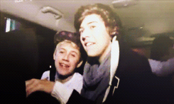 stylinbum:  Niall: That’s the manager of the McDonald’s. He’s giving us free food.  