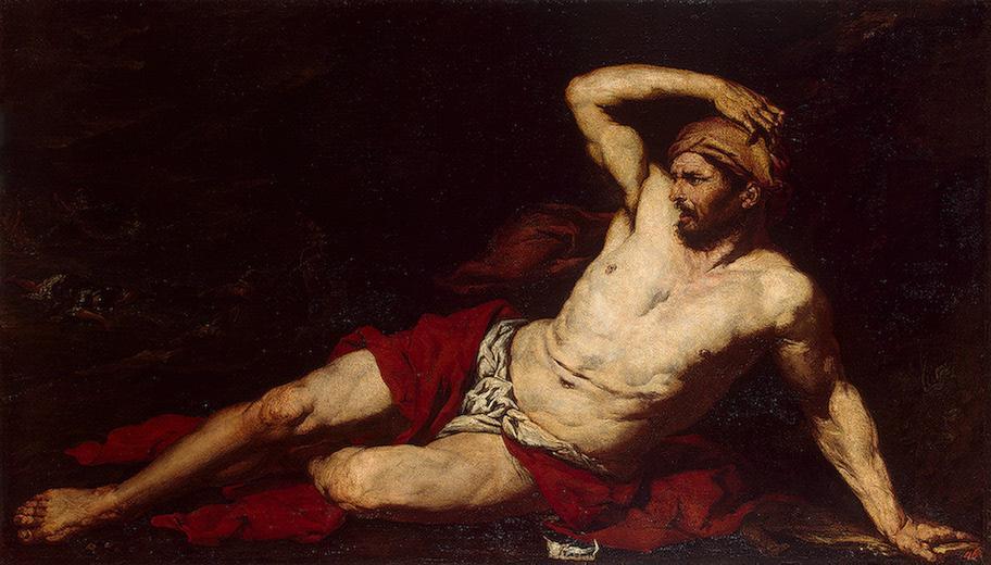 necspenecmetu:  Giovanni Battista Langetti, Samson, c. 1660 