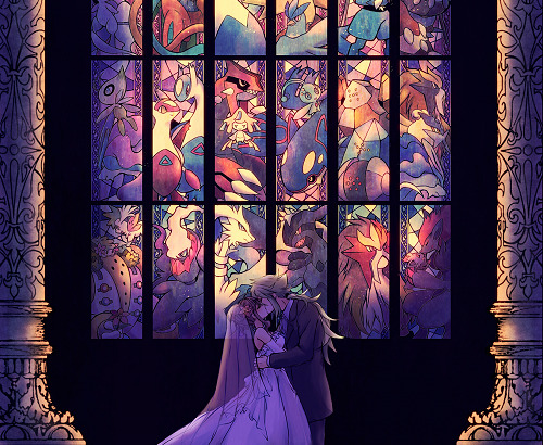 smalllady:  煌めくステンドグラスの下で by 南瓜とるて 