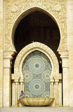 iamlareina:  Islamic design in the Hassan II Mosque.  Casablanca, Morocco 