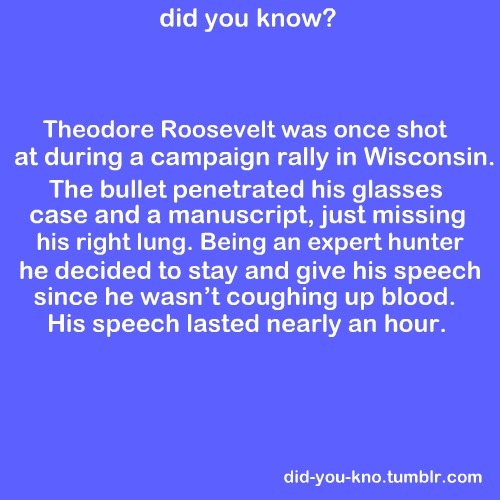 did-you-kno:His opening comments to the gathered crowd were, “Ladies and gentlemen, I don’t know whe