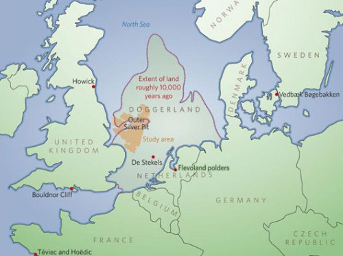 girlwithgreenglasses: amantes-amentes: ancient-britain: Doggerland Doggerland is the name given to t