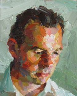 antonio-m:  Paul Wright  Ian (2006)Oil on canvas 18cm x 24cm  
