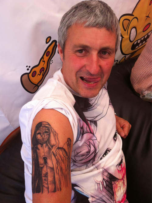 xsheepx:  Ian Sykes, father of Oli Sykes. 1st tattoo. Total mentalist.