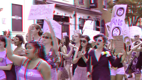XXX SlutWalk Philadelphia. In 3D. photo